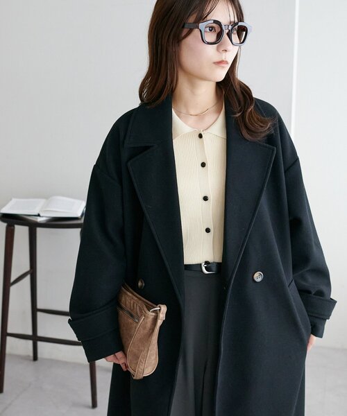 セール】【WEB限定】ダブルロングコート（チェスターコート）｜DISCOAT