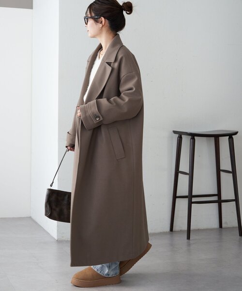 セール】【WEB限定】ダブルロングコート（チェスターコート）｜DISCOAT