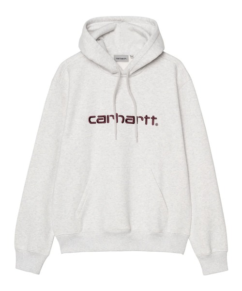 Carhartt WIP(カーハートダブリューアイピー)の「Carhartt WIP/カーハートダブリューアイピー HOODED CARHARTT SWEAT パーカー/プルオーバー フロント刺繍 I030547(パーカー・メンズ・ダークブラウン/ダークネイビー/グレー/ブラック・S/XL/L/M)」の12枚目の写真