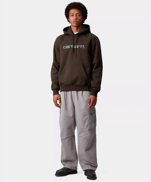 Carhartt WIP(カーハートダブリューアイピー)の「Carhartt WIP/カーハートダブリューアイピー HOODED CARHARTT SWEAT パーカー/プルオーバー フロント刺繍 I030547(パーカー・メンズ・ダークブラウン/ダークネイビー/グレー/ブラック・S/XL/L/M)」の15枚目の写真