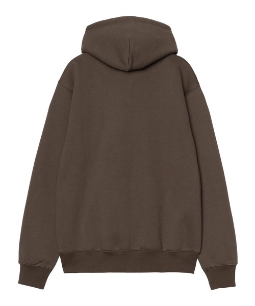 Carhartt WIP(カーハートダブリューアイピー)の「Carhartt WIP/カーハートダブリューアイピー HOODED CARHARTT SWEAT パーカー/プルオーバー フロント刺繍 I030547(パーカー・メンズ・ダークブラウン/ダークネイビー/グレー/ブラック・S/XL/L/M)」の17枚目の写真