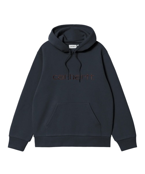 Carhartt WIP(カーハートダブリューアイピー)の「Carhartt WIP/カーハートダブリューアイピー HOODED CARHARTT SWEAT パーカー/プルオーバー フロント刺繍 I030547(パーカー・メンズ・ダークブラウン/ダークネイビー/グレー/ブラック・S/XL/L/M)」の20枚目の写真