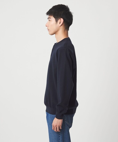 セール】ダブルフェイス ヘンリーネック ニット（ニット/セーター