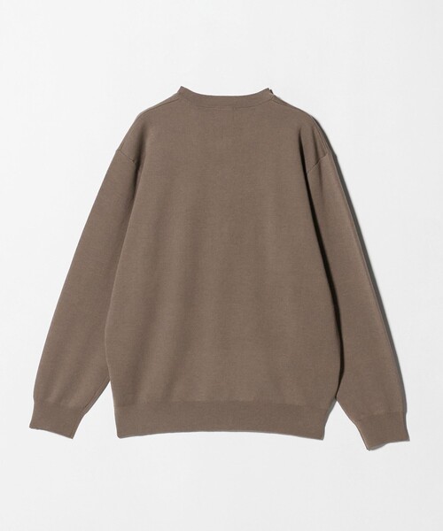 green label relaxing（グリーンレーベルリラクシング）の「ダブルフェイス ヘンリーネック ニット（ニット/セーター・メンズ・モカ/ネイビー/ブラック・M/XL/S/L）」の15枚目の写真