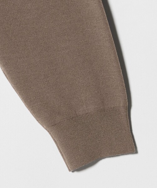 green label relaxing（グリーンレーベルリラクシング）の「ダブルフェイス ヘンリーネック ニット（ニット/セーター・メンズ・モカ/ネイビー/ブラック・M/XL/S/L）」の17枚目の写真