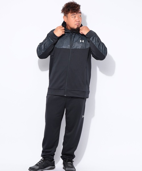 UNDER ARMOUR(アンダーアーマー)の「アンダーアーマー パンツ メンズ 大きいサイズ FITTED アーマーフリース カモ ジョガーパンツ トレーニング ランニング UNDER ARMOUR(その他パンツ・メンズ・ブラック/カーキ・3XL/4XL/5XL)」の4枚目の写真