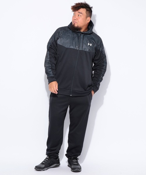 UNDER ARMOUR(アンダーアーマー)の「アンダーアーマー パンツ メンズ 大きいサイズ FITTED アーマーフリース カモ ジョガーパンツ トレーニング ランニング UNDER ARMOUR(その他パンツ・メンズ・ブラック/カーキ・3XL/4XL/5XL)」の6枚目の写真