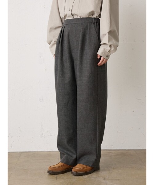 MidiUmi(ミディウミ)の「MidiUmi ワイドスラックスパンツ(その他パンツ・レディース・ブラウン/ブルー系その他/グレー・FREE)」の20枚目の写真