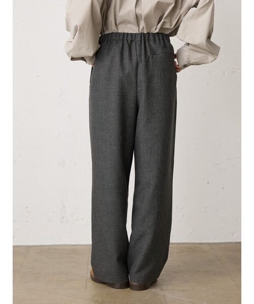 MidiUmi(ミディウミ)の「MidiUmi ワイドスラックスパンツ(その他パンツ・レディース・ブラウン/ブルー系その他/グレー・FREE)」の18枚目の写真