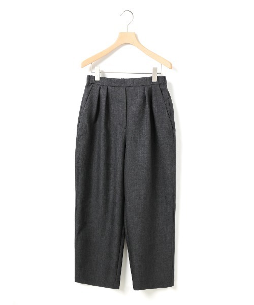 MidiUmi(ミディウミ)の「MidiUmi ワイドスラックスパンツ(その他パンツ・レディース・ブラウン/ブルー系その他/グレー・FREE)」の3枚目の写真