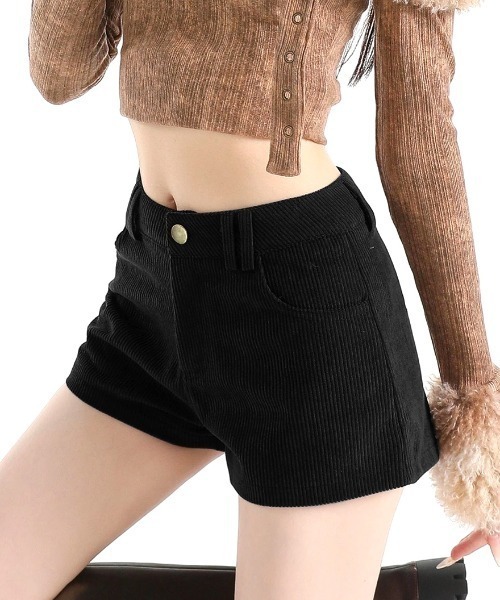 SHEENA(シーナ)の「コーデュロイショートパンツ(その他パンツ・レディース・ブラック/ブラウン/キャメル・M)」の18枚目の写真