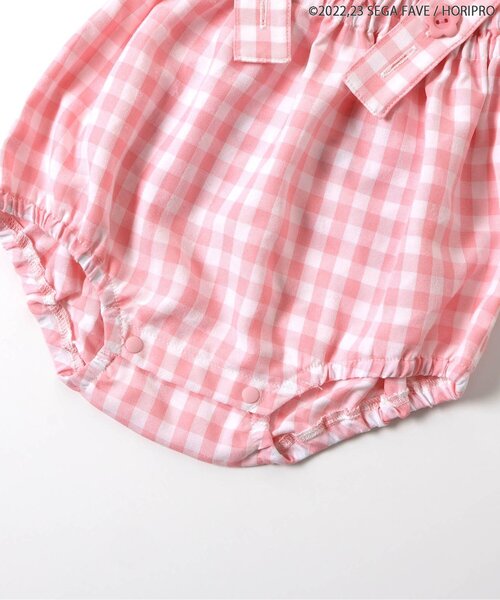 apres les cours(アプレレクール)の「WEB限定お茶犬サスペンダー付ベビーブルマ(その他ベビーウェア・キッズ・グリーン/ピンク・70/80)」の15枚目の写真