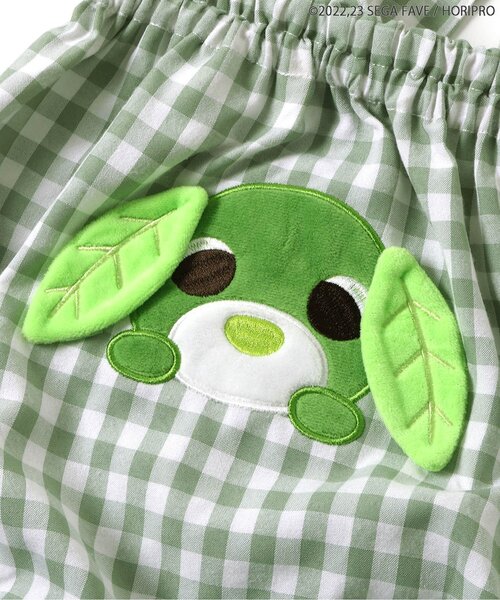 apres les cours(アプレレクール)の「WEB限定お茶犬サスペンダー付ベビーブルマ(その他ベビーウェア・キッズ・グリーン/ピンク・70/80)」の19枚目の写真