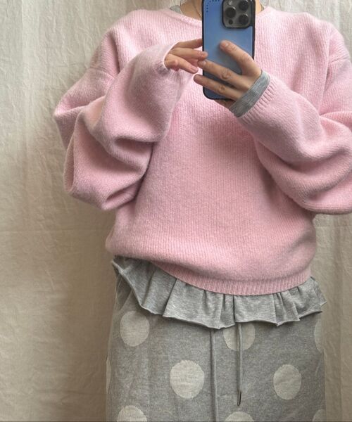 RONRON(ロンロン)の「PENDANT FRILL HOODIE WIND JUMPER RED CHECK(ナイロンジャケット・レディース・その他・FREE)」の10枚目の写真