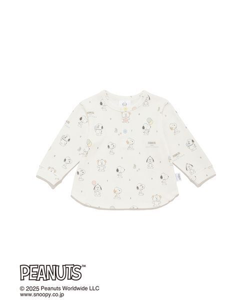 gelato pique(ジェラートピケ)の「【PEANUTS PUPPIES】【BABY】総柄プルオーバー(ベビーパジャマ/スリーパー・キッズ・クリーム・80)」の5枚目の写真