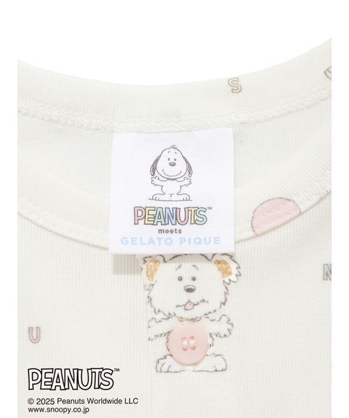 gelato pique(ジェラートピケ)の「【PEANUTS PUPPIES】【BABY】総柄プルオーバー(ベビーパジャマ/スリーパー・キッズ・クリーム・80)」の10枚目の写真