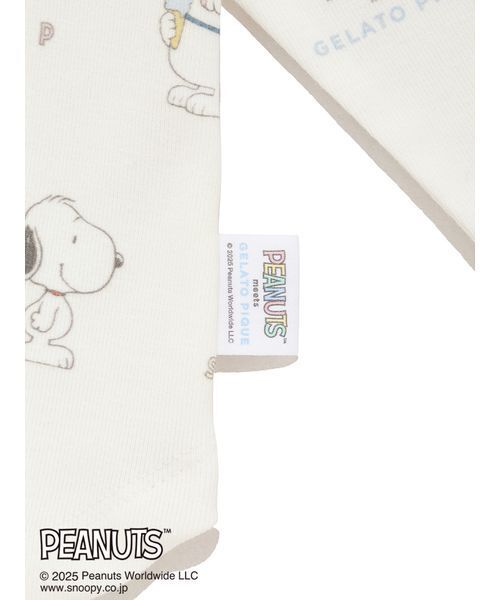 gelato pique(ジェラートピケ)の「【PEANUTS PUPPIES】【BABY】総柄プルオーバー(ベビーパジャマ/スリーパー・キッズ・クリーム・80)」の12枚目の写真