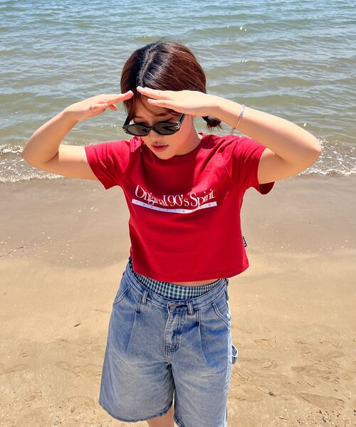 1993STUDIO(1993スタジオ)の「オリジナル90SレギュラーTシャツ_レッド(Tシャツ/カットソー・レディース・その他・FREE)」の7枚目の写真