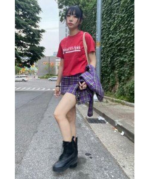 1993STUDIO(1993スタジオ)の「オリジナル90SレギュラーTシャツ_レッド(Tシャツ/カットソー・レディース・その他・FREE)」の13枚目の写真