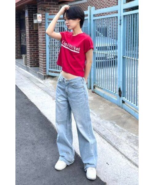 1993STUDIO(1993スタジオ)の「オリジナル90SレギュラーTシャツ_レッド(Tシャツ/カットソー・レディース・その他・FREE)」の14枚目の写真