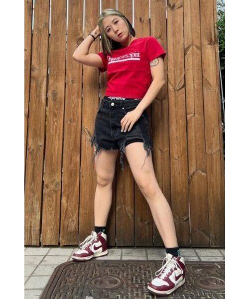 1993STUDIO(1993スタジオ)の「オリジナル90SレギュラーTシャツ_レッド(Tシャツ/カットソー・レディース・その他・FREE)」の17枚目の写真