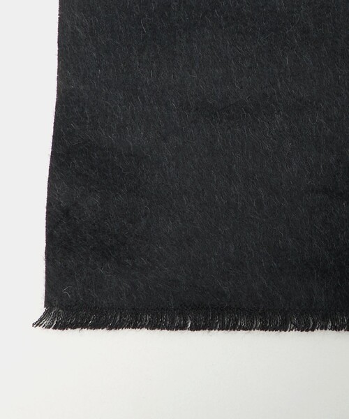 green label relaxing（グリーンレーベルリラクシング）の「＜INCALPACA TPX＞BABYSURI マフラー（マフラー・メンズ・ブラック/ブラウン系・FREE）」の4枚目の写真