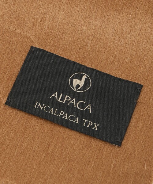 green label relaxing（グリーンレーベルリラクシング）の「＜INCALPACA TPX＞BABYSURI マフラー（マフラー・メンズ・ブラック/ブラウン系・FREE）」の8枚目の写真