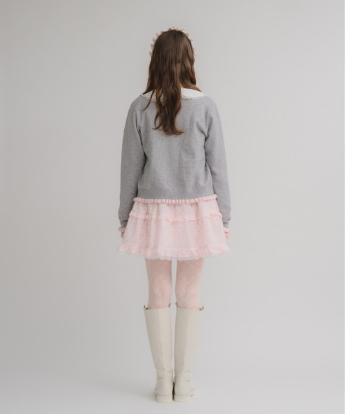 Lolime by mellfy memory(ロリミー バイ メルフィーメモリー)の「strawberry patch cardigan(カーディガン/ボレロ・レディース・ホワイト/グレー・FREE)」の14枚目の写真