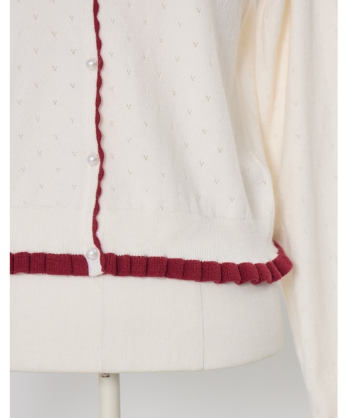 Lolime by mellfy memory(ロリミー バイ メルフィーメモリー)の「strawberry patch cardigan(カーディガン/ボレロ・レディース・ホワイト/グレー・FREE)」の21枚目の写真