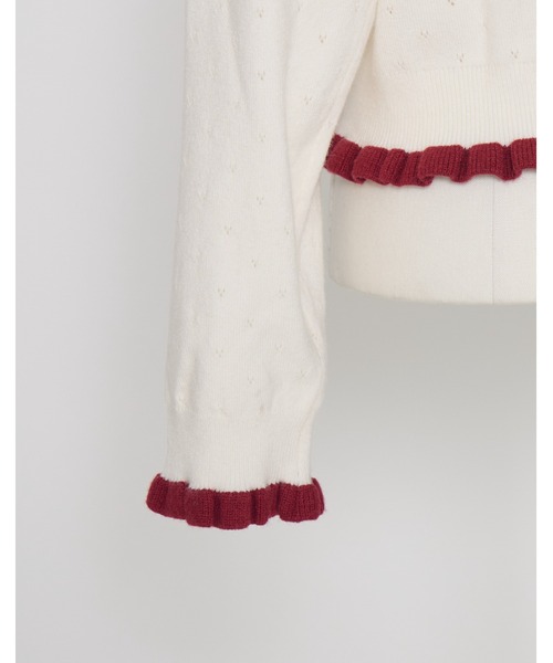 Lolime by mellfy memory(ロリミー バイ メルフィーメモリー)の「strawberry patch cardigan(カーディガン/ボレロ・レディース・ホワイト/グレー・FREE)」の22枚目の写真