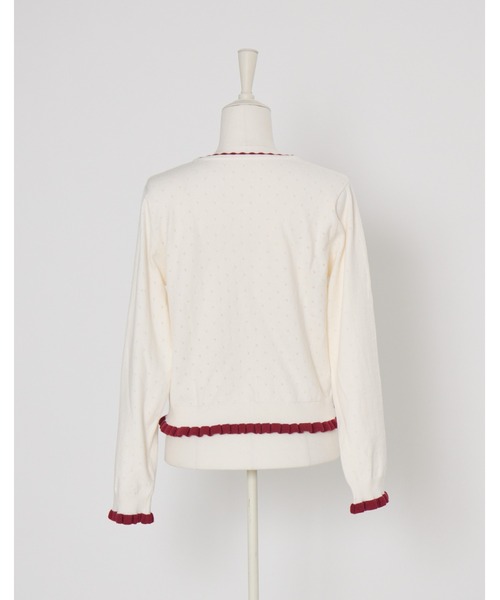 Lolime by mellfy memory(ロリミー バイ メルフィーメモリー)の「strawberry patch cardigan(カーディガン/ボレロ・レディース・ホワイト/グレー・FREE)」の17枚目の写真