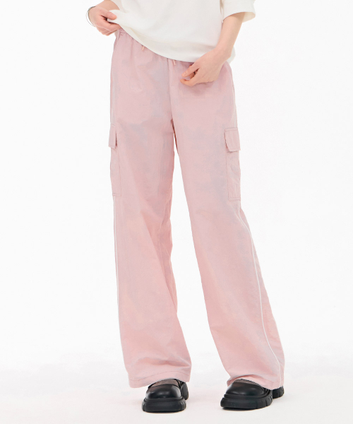 CHASECULT(チェイスカルト)の「レディースカーゴワイドパンツ-ピンク(スウェットパンツ・レディース・PINK・70/67)」の5枚目の写真