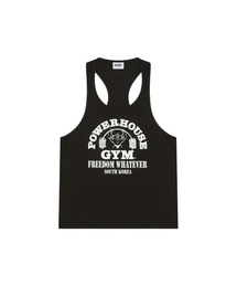 FREEDOM（フリーダム）の「パワーハウスTバックスリーブレス（ブラック）（Tシャツ/カットソー）」