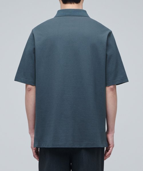 MUSINSA STANDARD（ムシンサスタンダード）の「スリットネックピケタートルネックシャツ[ターコイズ]（ポロシャツ・メンズ・その他・SMALL/MEDIUM/LARGE/X-LARGE/XX-LARGE/XXX-LARGE）」の3枚目の写真