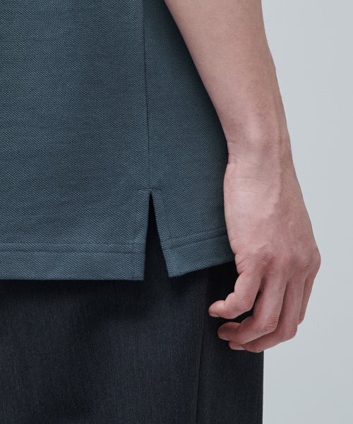 MUSINSA STANDARD（ムシンサスタンダード）の「スリットネックピケタートルネックシャツ[ターコイズ]（ポロシャツ・メンズ・その他・SMALL/MEDIUM/LARGE/X-LARGE/XX-LARGE/XXX-LARGE）」の7枚目の写真