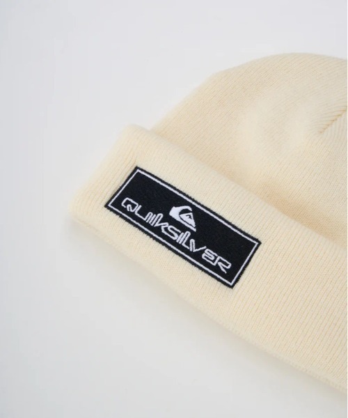 Quiksilver(クイックシルバー)の「QUIKSILVER/クイックシルバー ビーニー WR 2WAY BEANIE QBE254302(ニットキャップ/ビーニー・メンズ・ブラック/アイボリー/ヘザーグレー・FREE)」の8枚目の写真