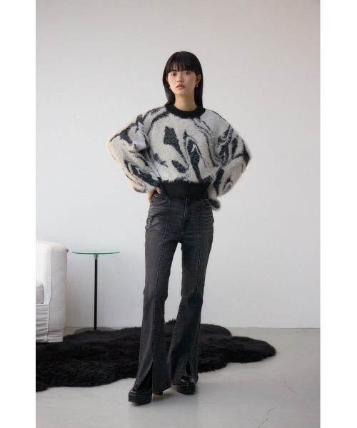 AZUL by moussy(アズールバイマウジー)の「エンジニアプラットフォームショートブーツ 靴(ブーツ・レディース・ブラック/ブラウン・SMALL/MEDIUM/LARGE)」の5枚目の写真