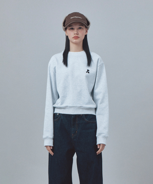 Rest &amp; Recreation スウェット セール】LAYERED SWEATSHIRT - LIGHT GREY（スウェット