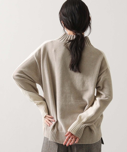 セール】モールバイカラーハイネックニット（ニット/セーター