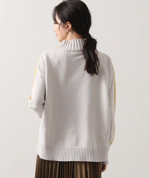 モールバイカラーハイネックニット（ニット/セーター）｜Gready