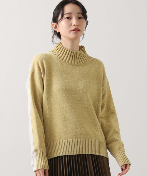 MAYDI クリーム色 ハイネックニット MAYDI クリーム色 ハイネックニット