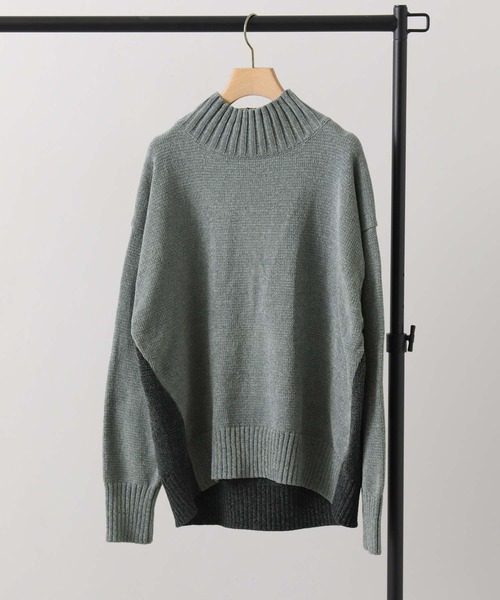 セール】モールバイカラーハイネックニット（ニット/セーター
