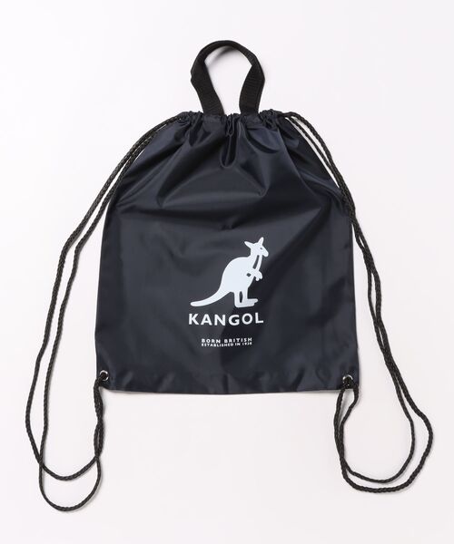 KANGOL(カンゴール)の「【KANGOL】ナップサック KGSA-BG00299(バックパック/リュック・メンズ・ブラック/ブルー/ネイビー・FREE)」の1枚目の写真