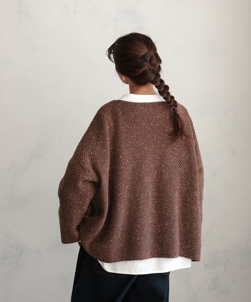 ソウルベリー　Lサイズ　店長がつくった、ブラウニーなカーディガン soulberry（ソウルベリー） 店長がつくった、ブラウニーなカーディガン