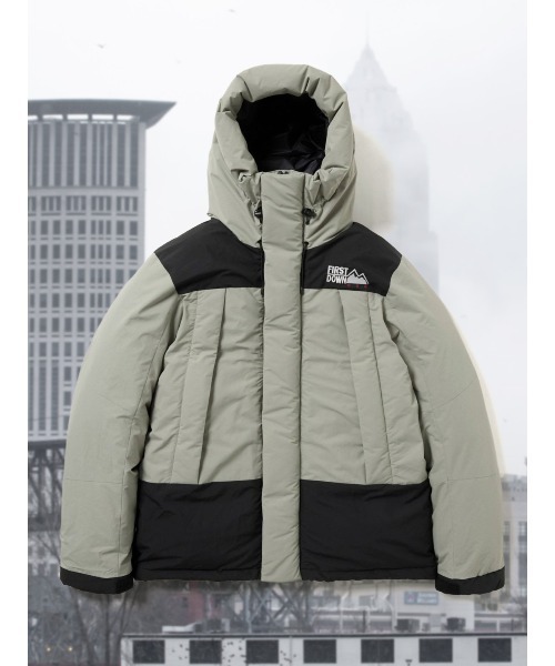 ファーストダウン 撥水】FIRSTDOWN USA MAURI フーデッドダウン