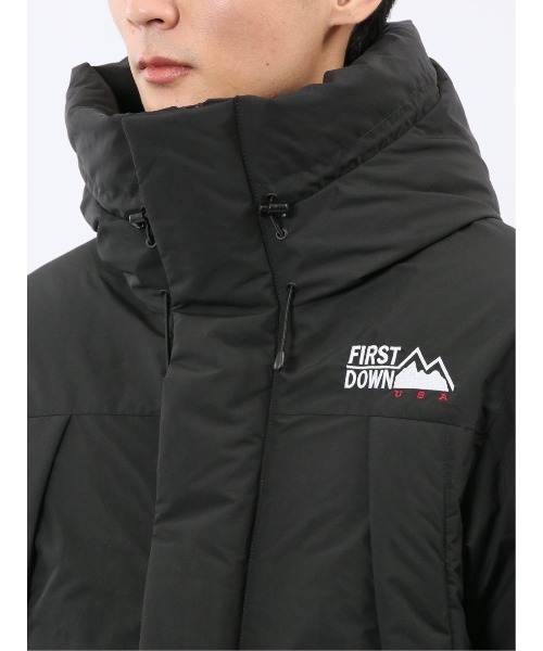 FIRST DOWN(ファーストダウン)の「【ファーストダウン 撥水】FIRSTDOWN USA MAURI フーデッド ダウン(ダウンジャケット/コート・メンズ・グレー系その他2/ネイビー/ライトグリーン/ブラック・LARGE/X-LARGE/MEDIUM)」の7枚目の写真