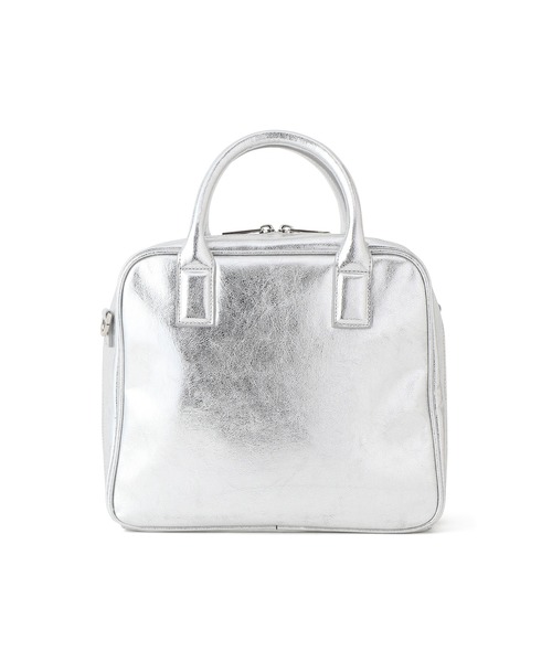 ADAM ET ROPE'（アダムエロペ）の「【サステナブル】ロゴボストンバッグ（ボストンバッグ・レディース・シルバー/ブラック・FREE）」の15枚目の写真