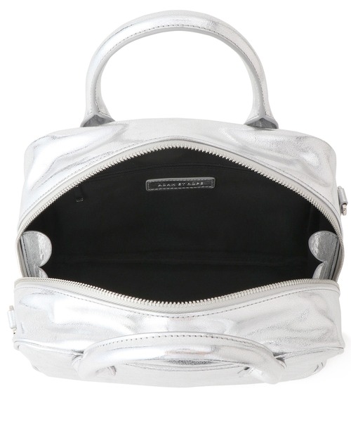 ADAM ET ROPE'（アダムエロペ）の「【サステナブル】ロゴボストンバッグ（ボストンバッグ・レディース・シルバー/ブラック・FREE）」の20枚目の写真