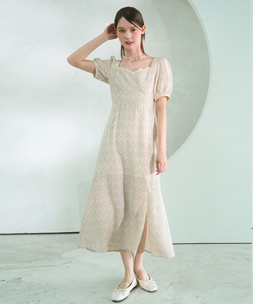 Vivacious(ビバシャス)の「Heart Slit Long Dress BLACK(ワンピース・レディース・ブラック・MEDIUM/SMALL)」の2枚目の写真