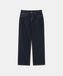 SAKAMOTO selvedge denim pants regular fit one washed